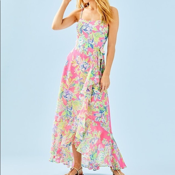 Lilly Pulitzer Dresses & Skirts - Lilly Pulitzer anni maxi dress squeezetheday sz 4